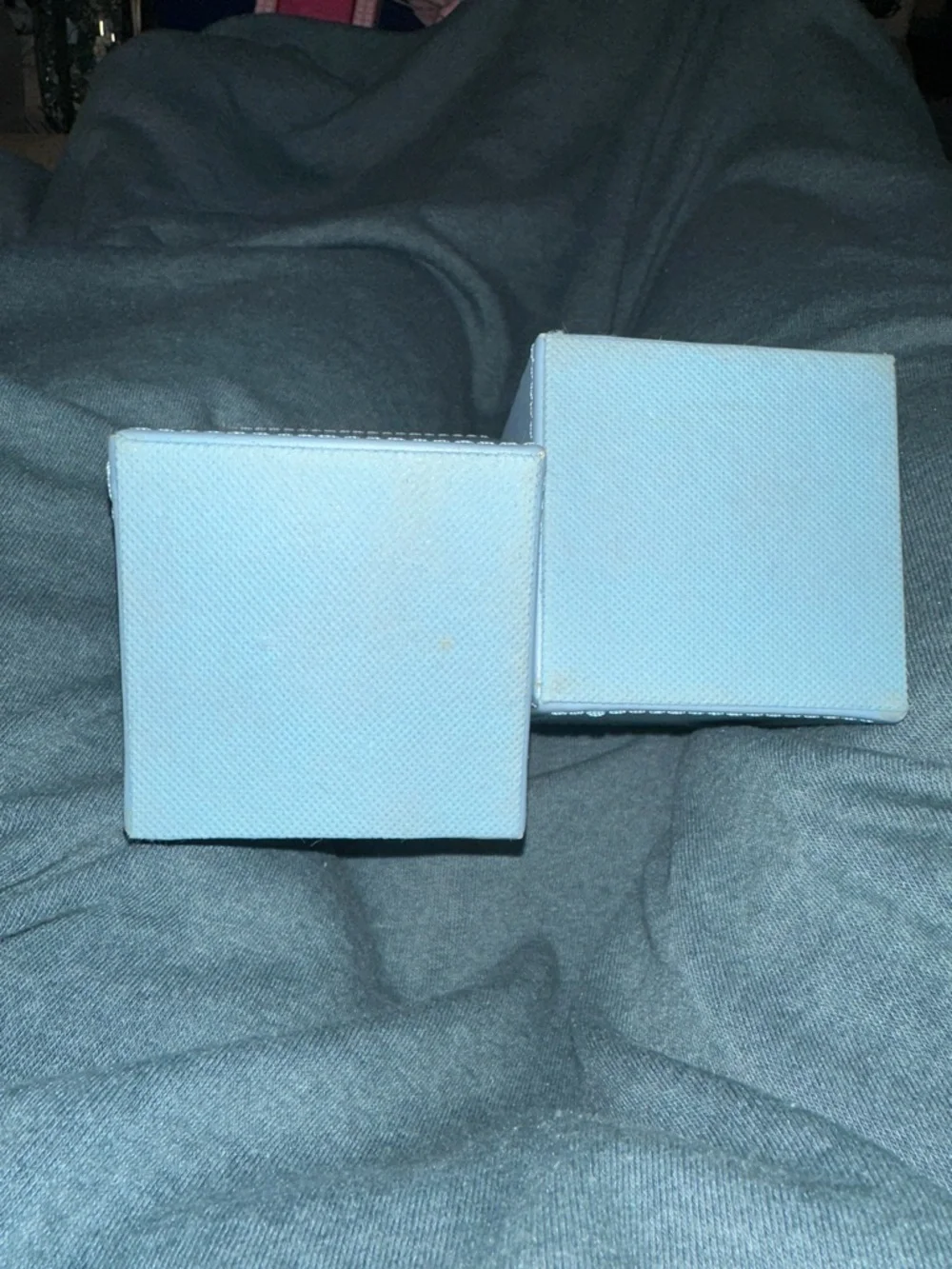 Set of 2 Light Blue Pencil Cup/Desk Organizer